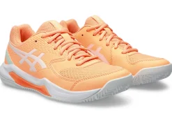 Padel|Padel>ASICS GEL-DEDICATE 8 PADEL Bright Sunstone/White