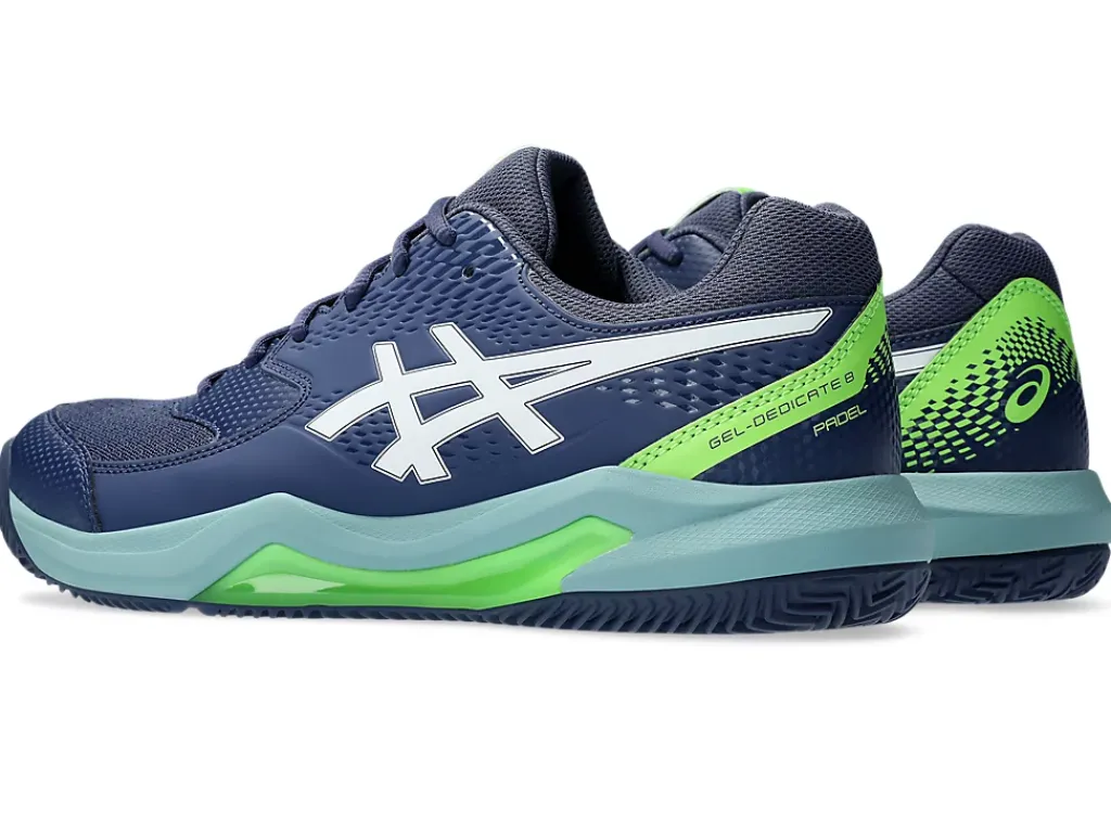 Padel|Padel>ASICS GEL-DEDICATE 8 PADEL Thunder Blue/White