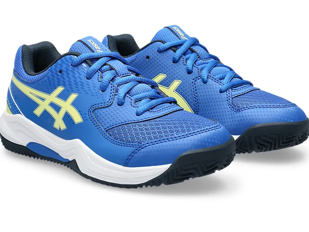 Padel|Andere sporten>ASICS GEL-DEDICATE 8 PADEL GS Illusion Blue/Glow Yellow