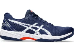Tennisschoenen|Tennis>ASICS GEL-GAME 9 Blue Expanse/White