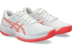 Tennisschoenen|Tennis>ASICS GEL-GAME 9 White/Sun Coral