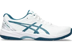 Tennisschoenen|Tennis>ASICS GEL-GAME 9 White/Restful Teal