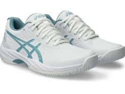 Tennisschoenen|Tennis>ASICS GEL-GAME 9 White/Gris Blue