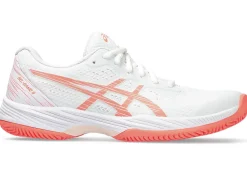 Tennisschoenen|Tennis>ASICS GEL-GAME 9 CLAY/OC White/Sun Coral