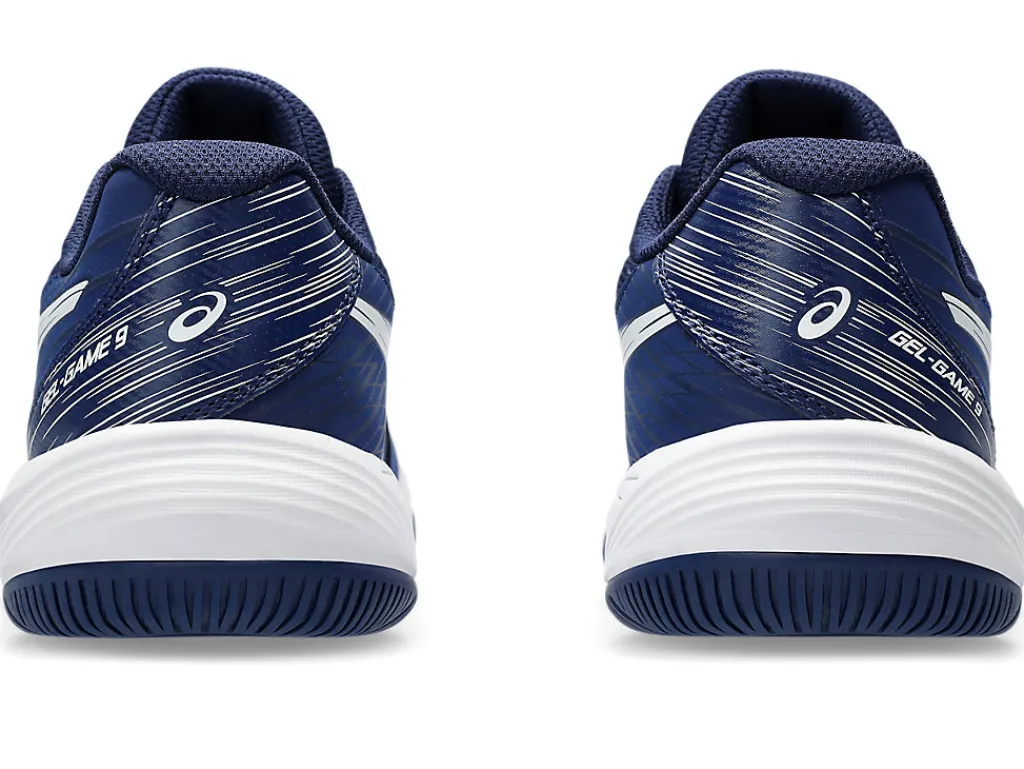 Tennisschoenen|Tennis>ASICS GEL-GAME 9 GS Blue Expanse/White