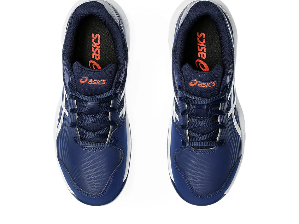 Tennisschoenen|Tennis>ASICS GEL-GAME 9 GS Blue Expanse/White