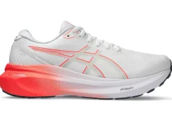 GEL-KAYANO™|Hardloopschoenen>ASICS GEL-KAYANO 30 White/Sunrise Red