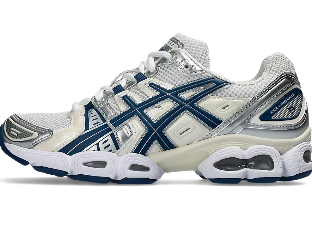 GEL-NIMBUS 9|Nieuw binnen>ASICS GEL-NIMBUS 9 White/Light Indigo