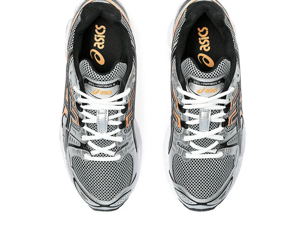 Sportstyle|GEL-NIMBUS 9>ASICS GEL-NIMBUS 9 Sheet Rock/Orange Lily