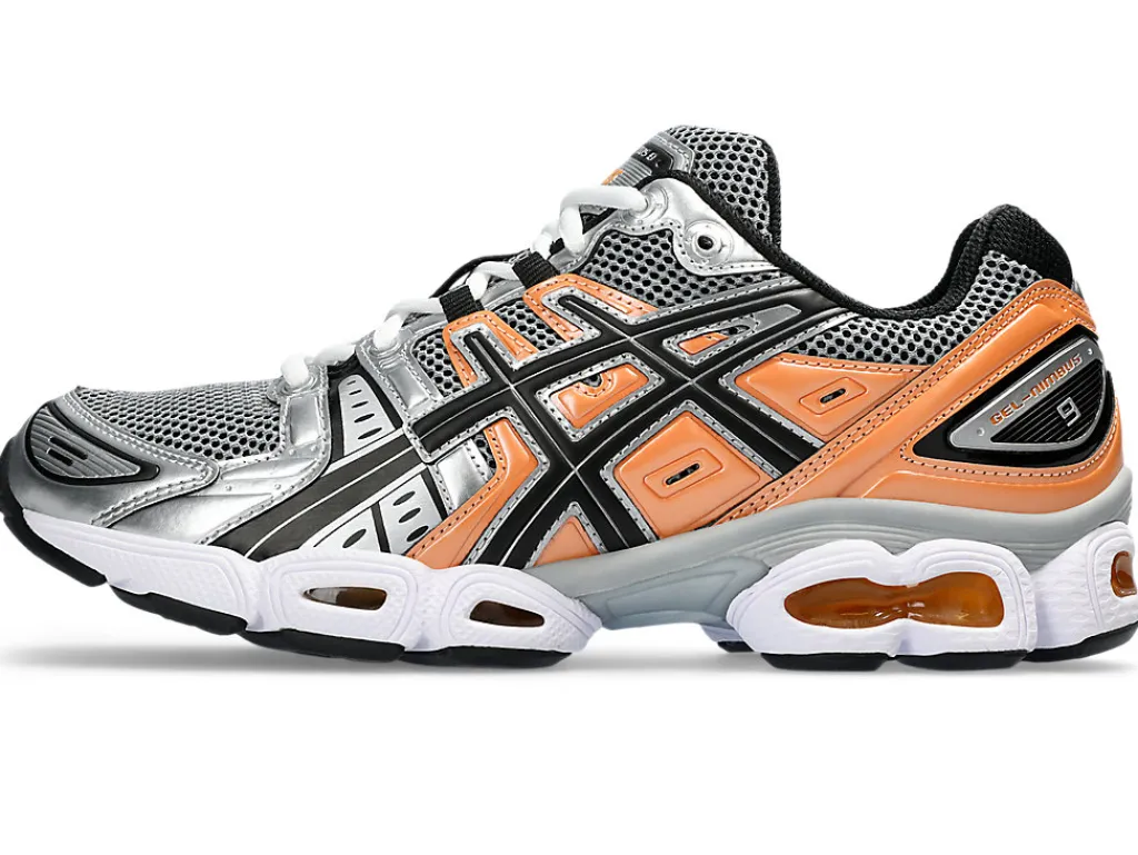 Sportstyle|GEL-NIMBUS 9>ASICS GEL-NIMBUS 9 Sheet Rock/Orange Lily