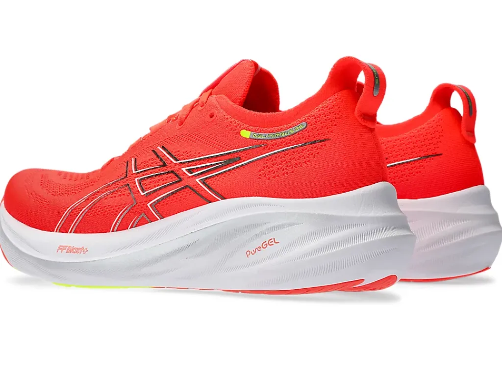 GEL-NIMBUS™|Hardloopschoenen>ASICS GEL-NIMBUS 26 Sunrise Red/Pure Silver