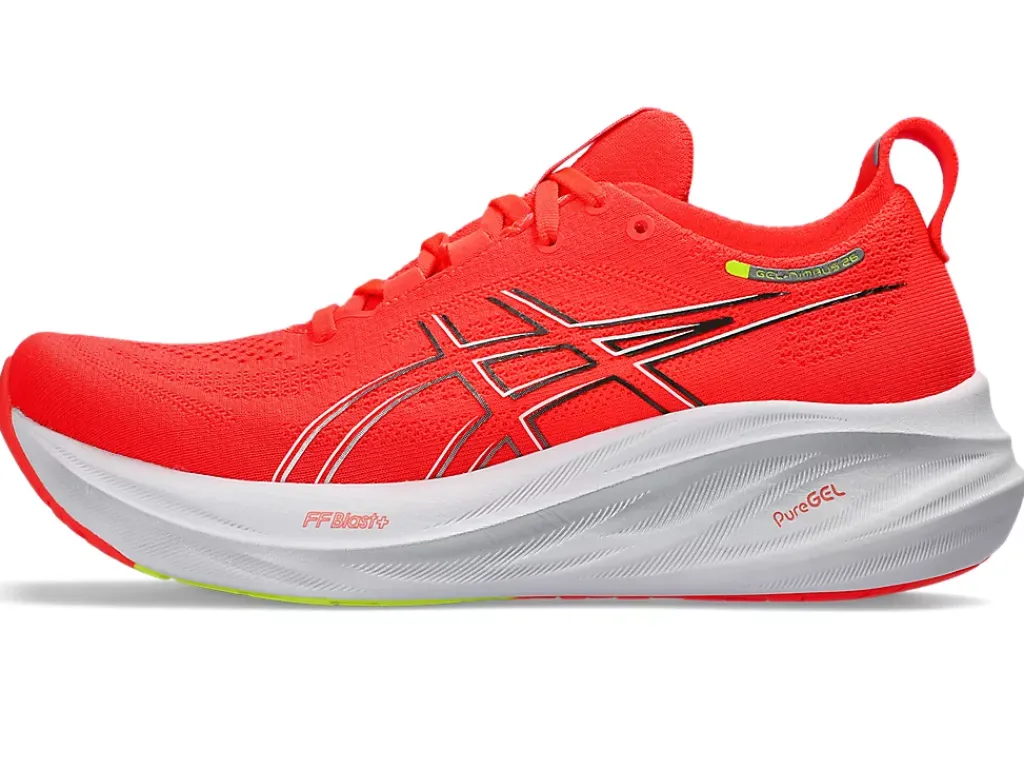 GEL-NIMBUS™|Hardloopschoenen>ASICS GEL-NIMBUS 26 Sunrise Red/Pure Silver