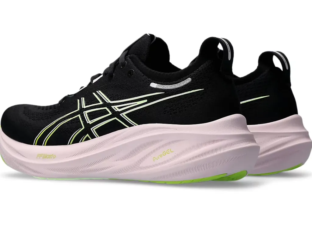 GEL-NIMBUS™|Hardloopschoenen>ASICS GEL-NIMBUS 26 Black/Neon Lime