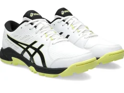 Hockey|Schoenen>ASICS GEL-PEAKE 2 White/Glow Yellow