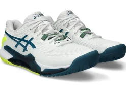 GEL-RESOLUTION™|Tennisschoenen>ASICS GEL-RESOLUTION 9 White/Restful Teal