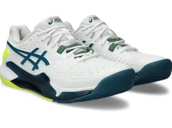 GEL-RESOLUTION™|Tennisschoenen>ASICS GEL-RESOLUTION 9 CLAY White/Restful Teal