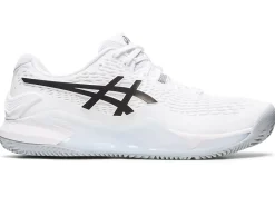 GEL-RESOLUTION™|Tennisschoenen>ASICS GEL-RESOLUTION 9 CLAY White/Black