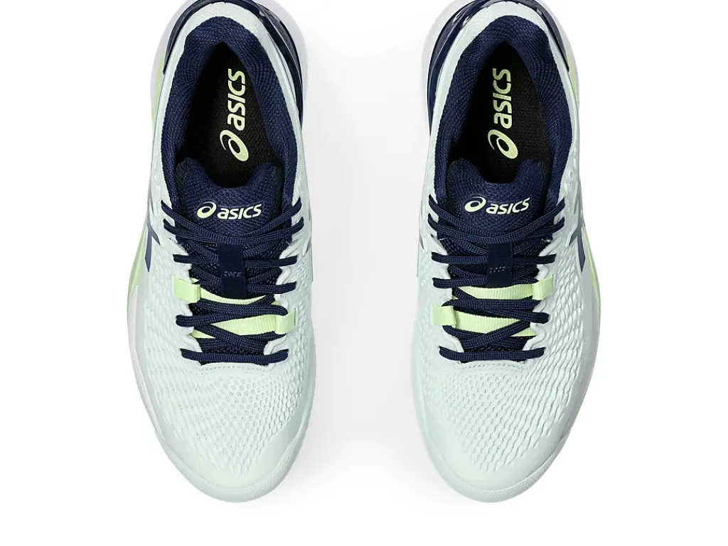 GEL-RESOLUTION™|Tennisschoenen>ASICS GEL-RESOLUTION 9 CLAY Pale Mint/Blue Expanse