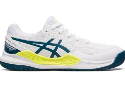 GEL-RESOLUTION™|Tennisschoenen>ASICS GEL-RESOLUTION 9 GS White/Restful Teal