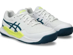 GEL-RESOLUTION™|Tennisschoenen>ASICS GEL-RESOLUTION 9 GS CLAY White/Restful Teal