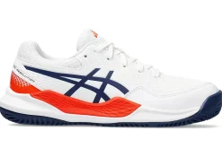 GEL-RESOLUTION™|Tennisschoenen>ASICS GEL-RESOLUTION 9 GS CLAY White/Blue Expanse