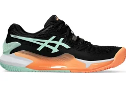 Padel|Padel>ASICS GEL-RESOLUTION 9 PADEL Black/Mint Tint