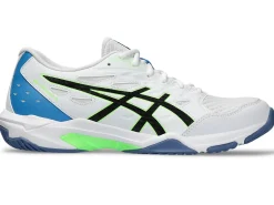 Squash & badminton|Handbal>ASICS GEL-ROCKET 11 White/Lime Burst