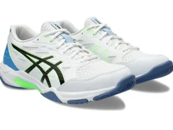 Squash & badminton|Handbal>ASICS GEL-ROCKET 11 White/Lime Burst