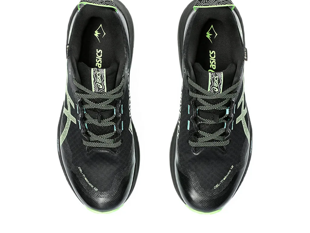 GEL-TRABUCO™|Trail running>ASICS GEL-TRABUCO 12 GTX Black/Illuminate Green