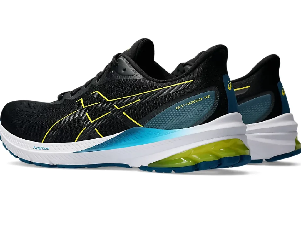 GT-1000™|Hardloopschoenen>ASICS GT-1000 12 Black/Bright Yellow
