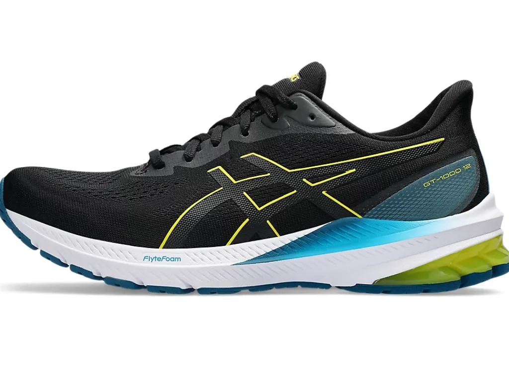 GT-1000™|Hardloopschoenen>ASICS GT-1000 12 Black/Bright Yellow