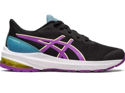 GT-1000™|Run further (stability)>ASICS GT-1000 12 GS Black/Cyber Grape