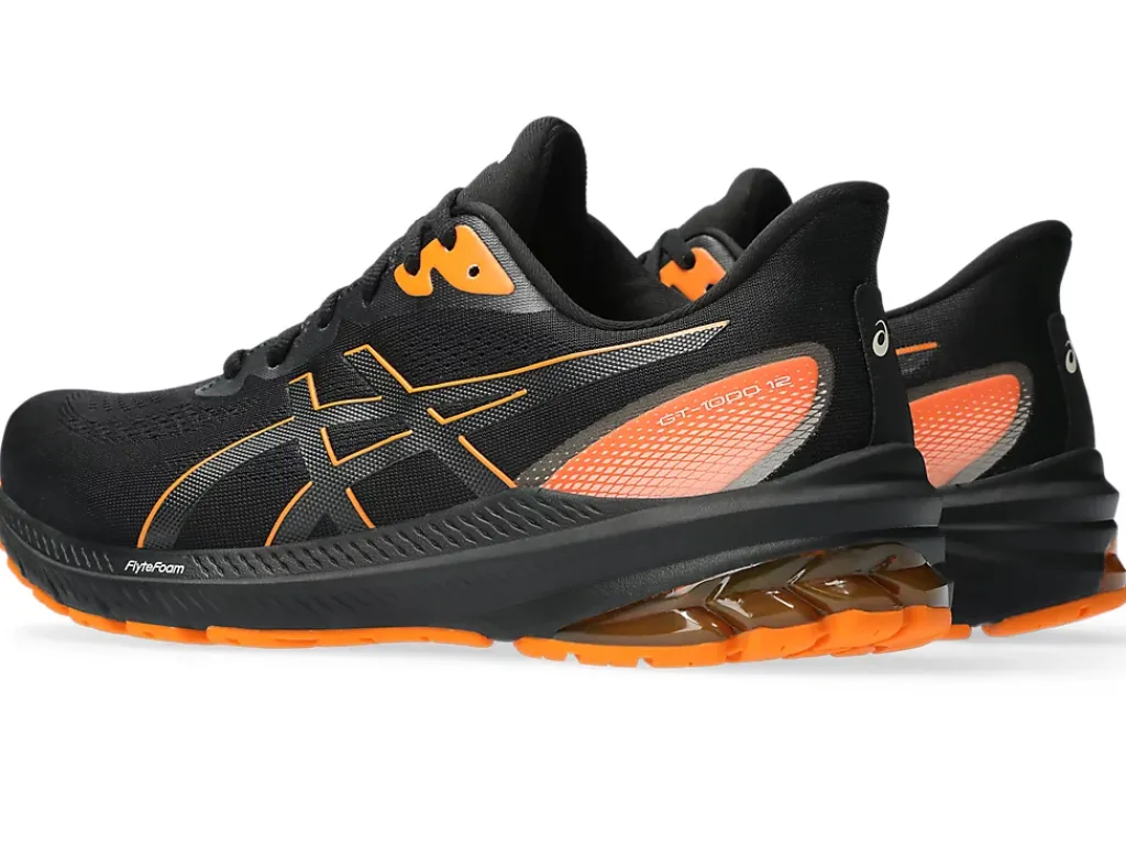 GT-1000™|Run further (stability)>ASICS GT-1000 12 GTX Black/Bright Orange
