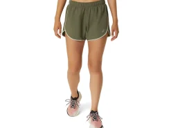 Kleding|Hardlopen>ASICS ICON 4IN SHORT Mantle Green