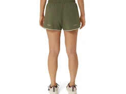 Kleding|Hardlopen>ASICS ICON 4IN SHORT Mantle Green
