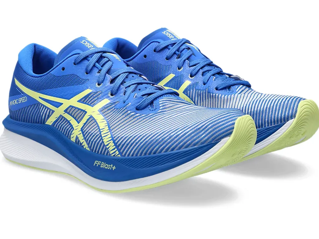 MAGIC SPEED™|Run faster>ASICS MAGIC SPEED 3 Illusion Blue/Glow Yellow