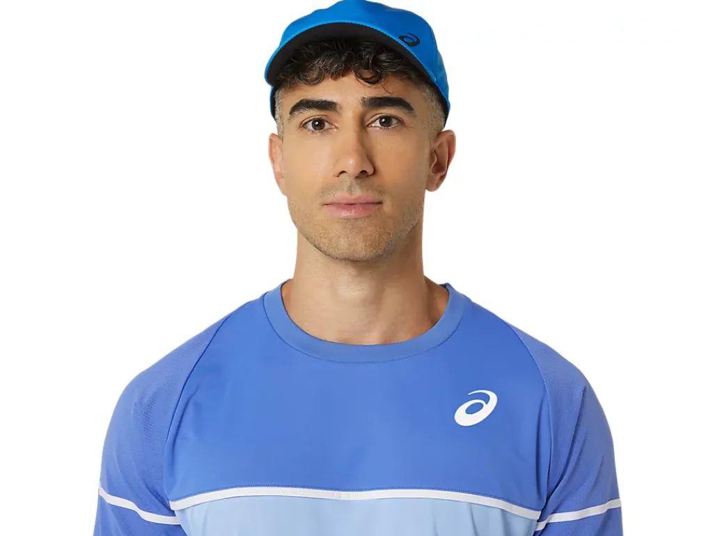 Kleding|Shirts met korte mouwen>ASICS MEN GAME SS TOP Sapphire