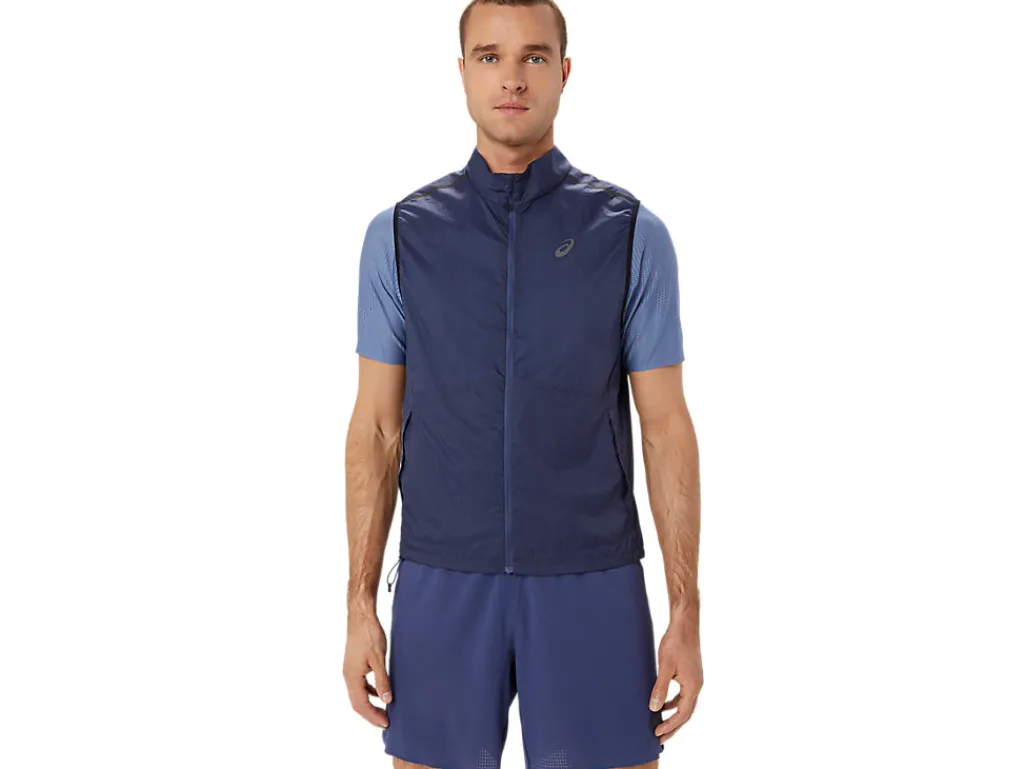 Kleding|Hardlopen>ASICS METARUN PACKABLE GILET Thunder Blue