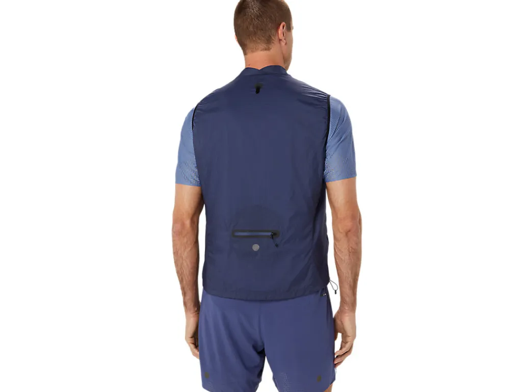 Kleding|Hardlopen>ASICS METARUN PACKABLE GILET Thunder Blue
