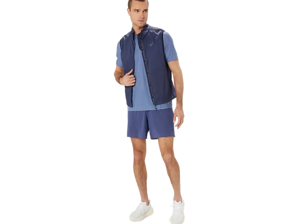 Kleding|Hardlopen>ASICS METARUN PACKABLE GILET Thunder Blue