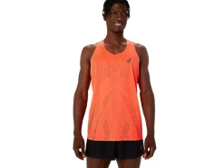 Hardlopen|Kleding>ASICS METARUN SINGLET Sunrise Red
