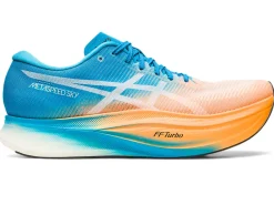 Run faster|METASPEED™>ASICS METASPEED SKY+ Orange Pop/Island Blue