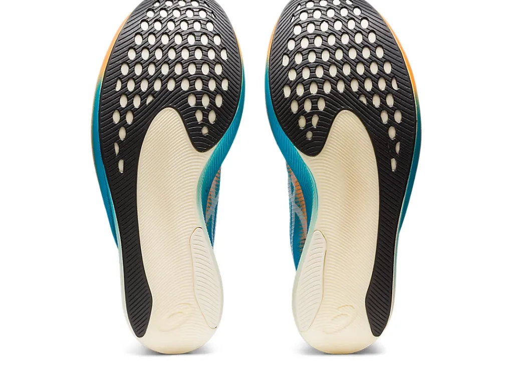 Run faster|METASPEED™>ASICS METASPEED SKY+ Orange Pop/Island Blue