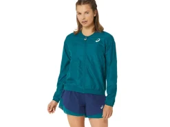 Kleding|Jassen en vesten>ASICS NAGINO TENNIS BOMBER JACKET Rich Teal