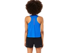 Kleding|Hardlopen>ASICS NATIONS RUN TANK Blue