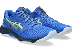Netbal|Squash & badminton>ASICS NETBURNER BALLISTIC FF 3 Illusion Blue/Glow Yellow