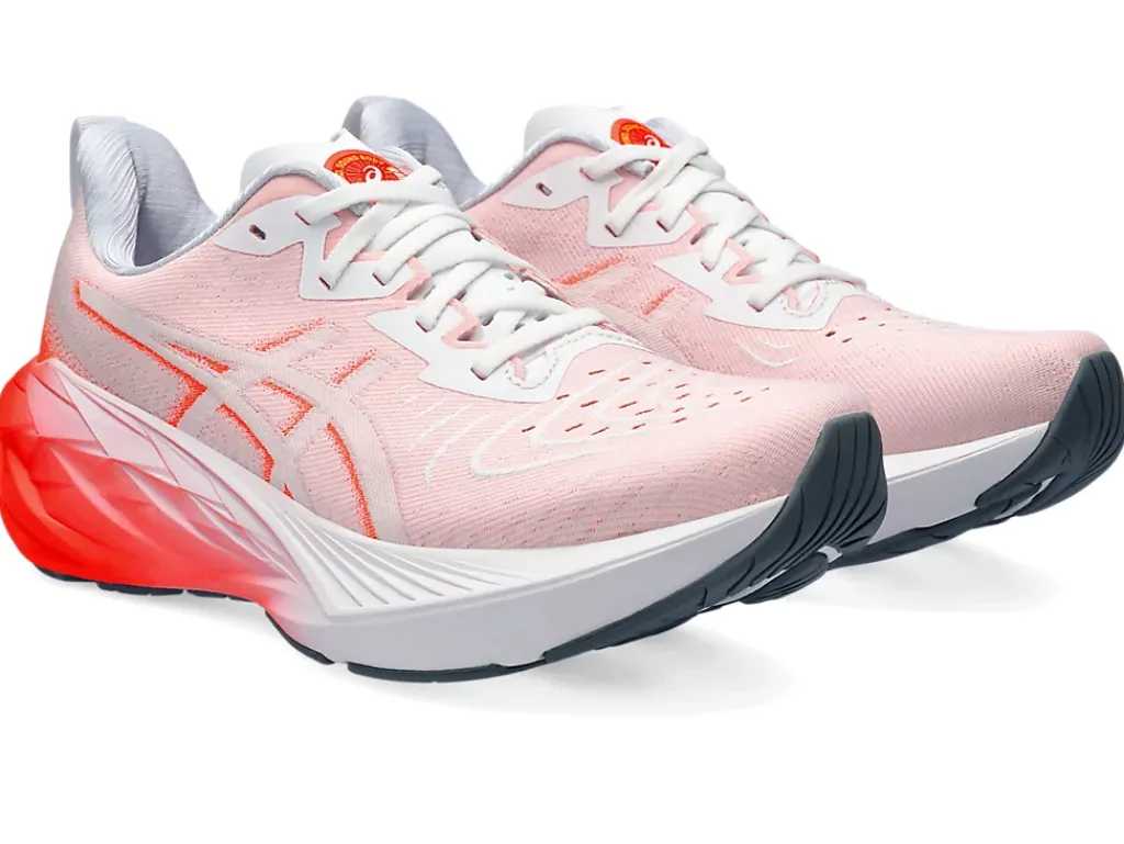 NOVABLAST™|Run faster>ASICS NOVABLAST 4 White/Sunrise Red