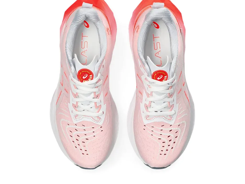 NOVABLAST™|Run faster>ASICS NOVABLAST 4 White/Sunrise Red
