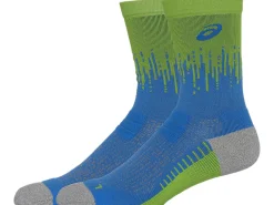 Kleding|Hardlopen>ASICS PERFORMANCE RUN SOCK CREW Waterscape/Electric Lime