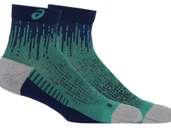 Hardlopen|Sokken>ASICS PERFORMANCE RUN SOCK QUARTER Aurora Green/Blue Expanse
